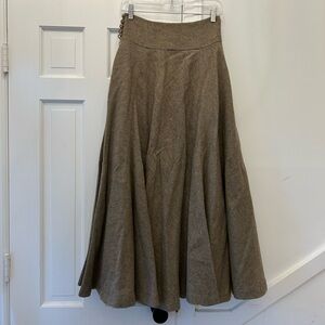Ralph Lauren Wool & Silk Circle Skirt